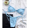 Bikini con lacci carta da zucchero