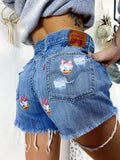 Short Levi’s Vintage con stampa Paperina bagno medio chiaro