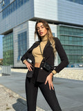 Blazer Nero con Borsetta