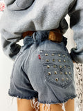 Levi’s Vintage grigio con borchie
