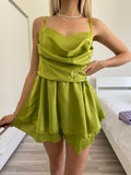 Tutina in raso lime