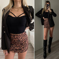 Gonna leopardata brown