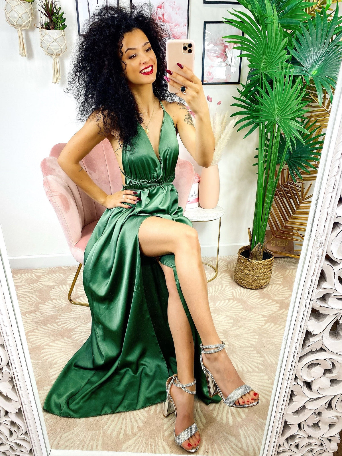 Dress Afrodite verde militare