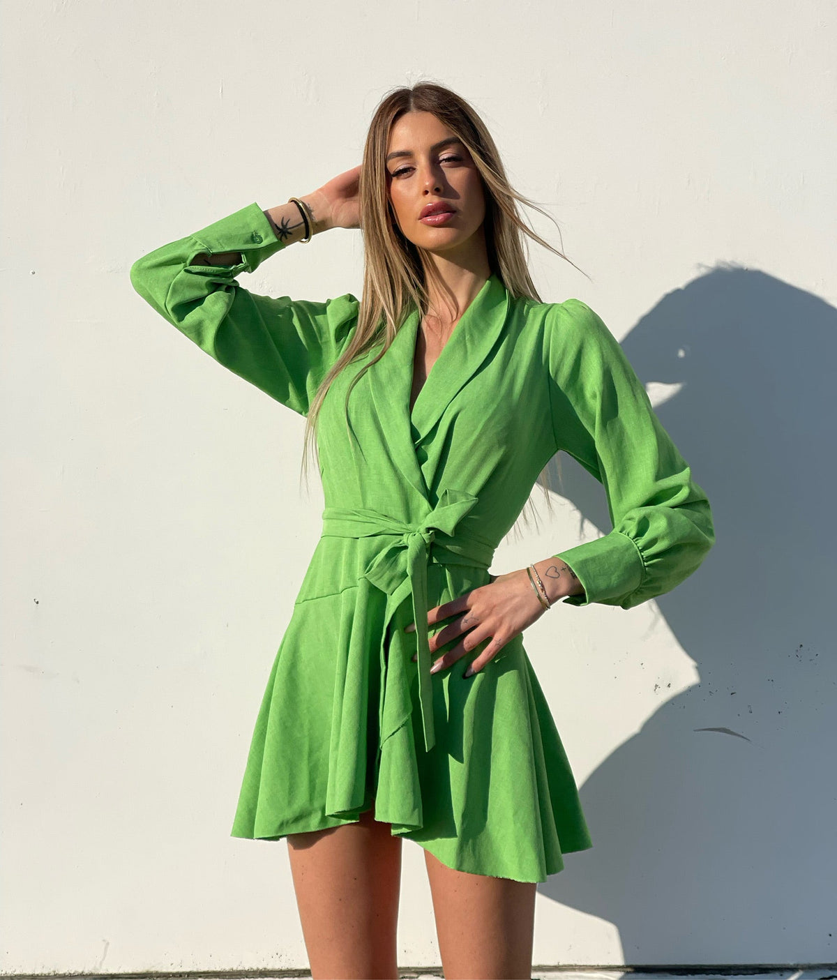 Abito a portafoglio menta