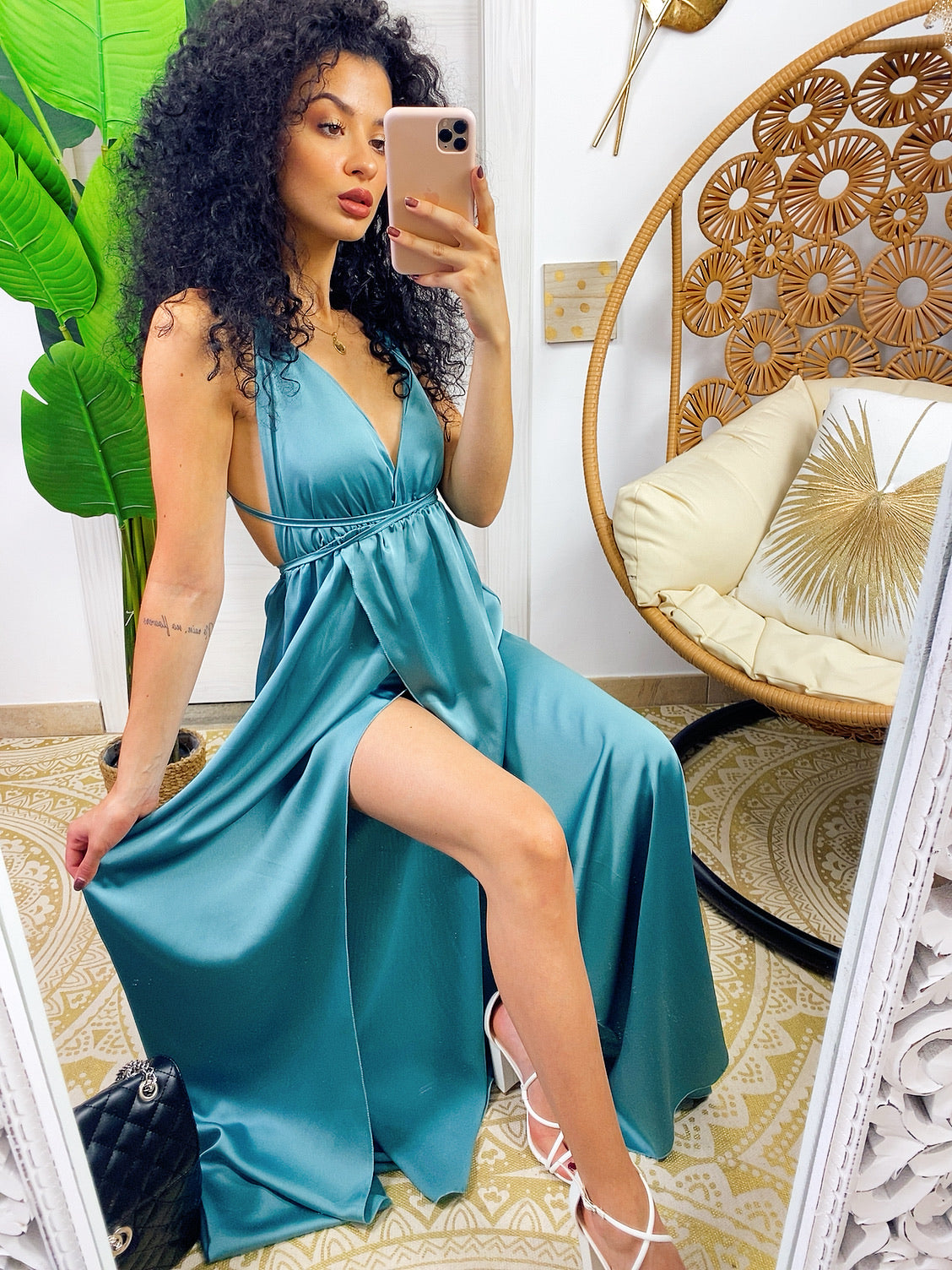 Dress Afrodite Verdeacqua