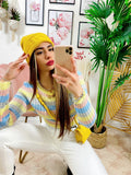 Maglioncino a righe Multicolor