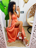 Dress Afrodite pesca