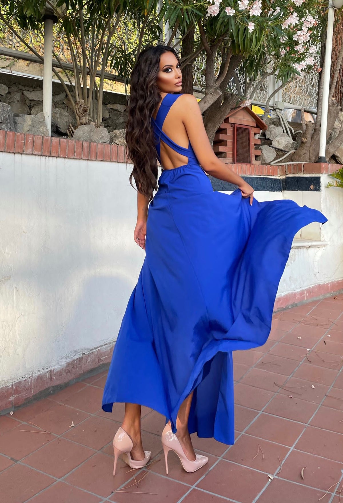 Abito red carpet azzurro