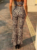 Completo animalier top e pantalone