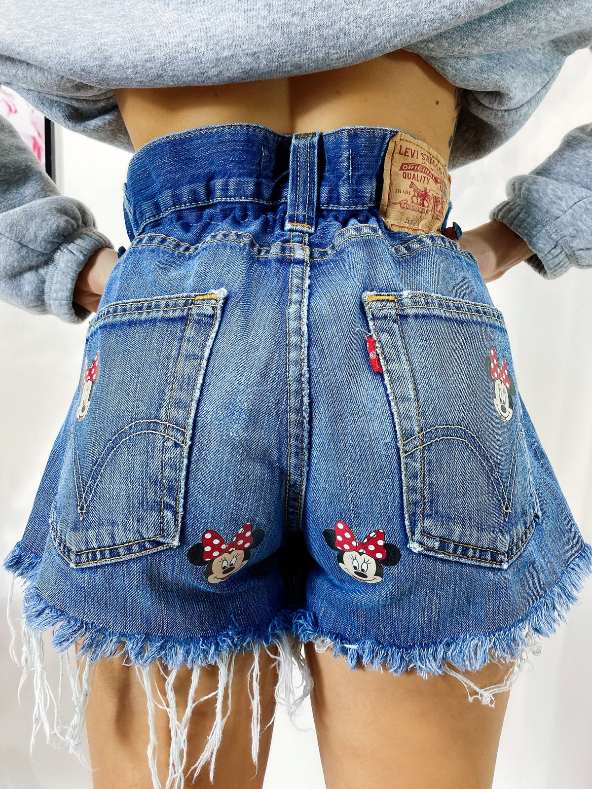 Short Levi’s Vintage stampa topolina senza strappi