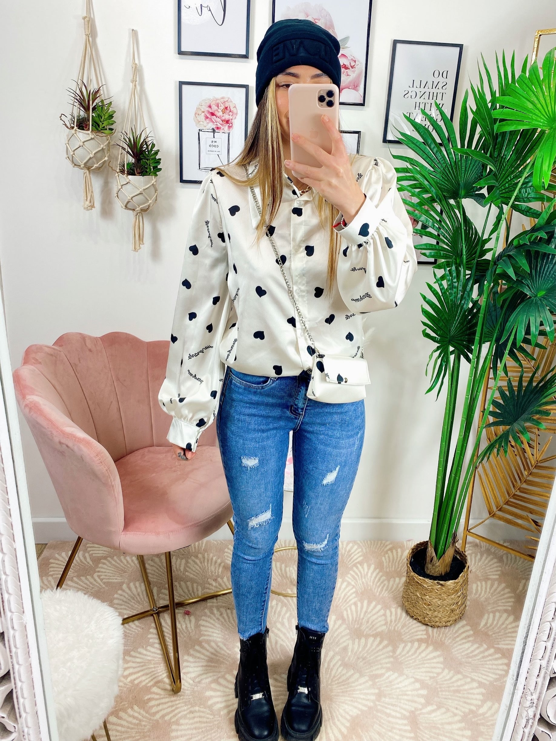 Jeans easy con strappi