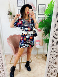 Maxi maglia cartoon Nera