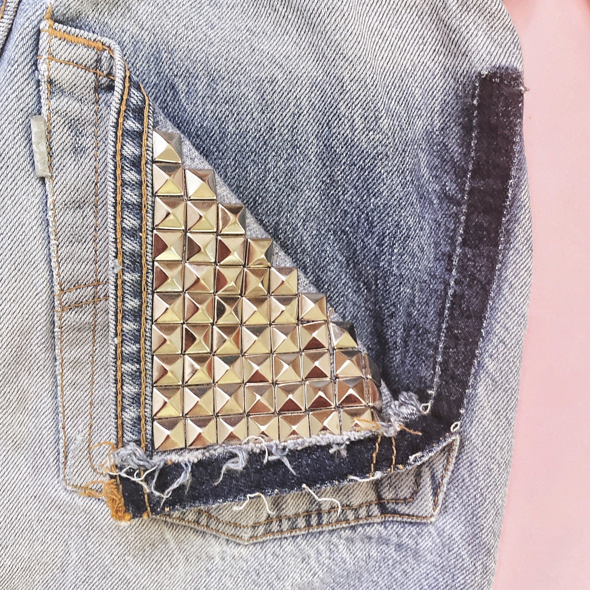 Levi’s Short Vintage con borchie bagno medio chiaro