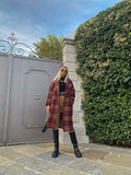 Cappotto peonia e Camel