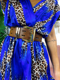 Cinturone glam marrone