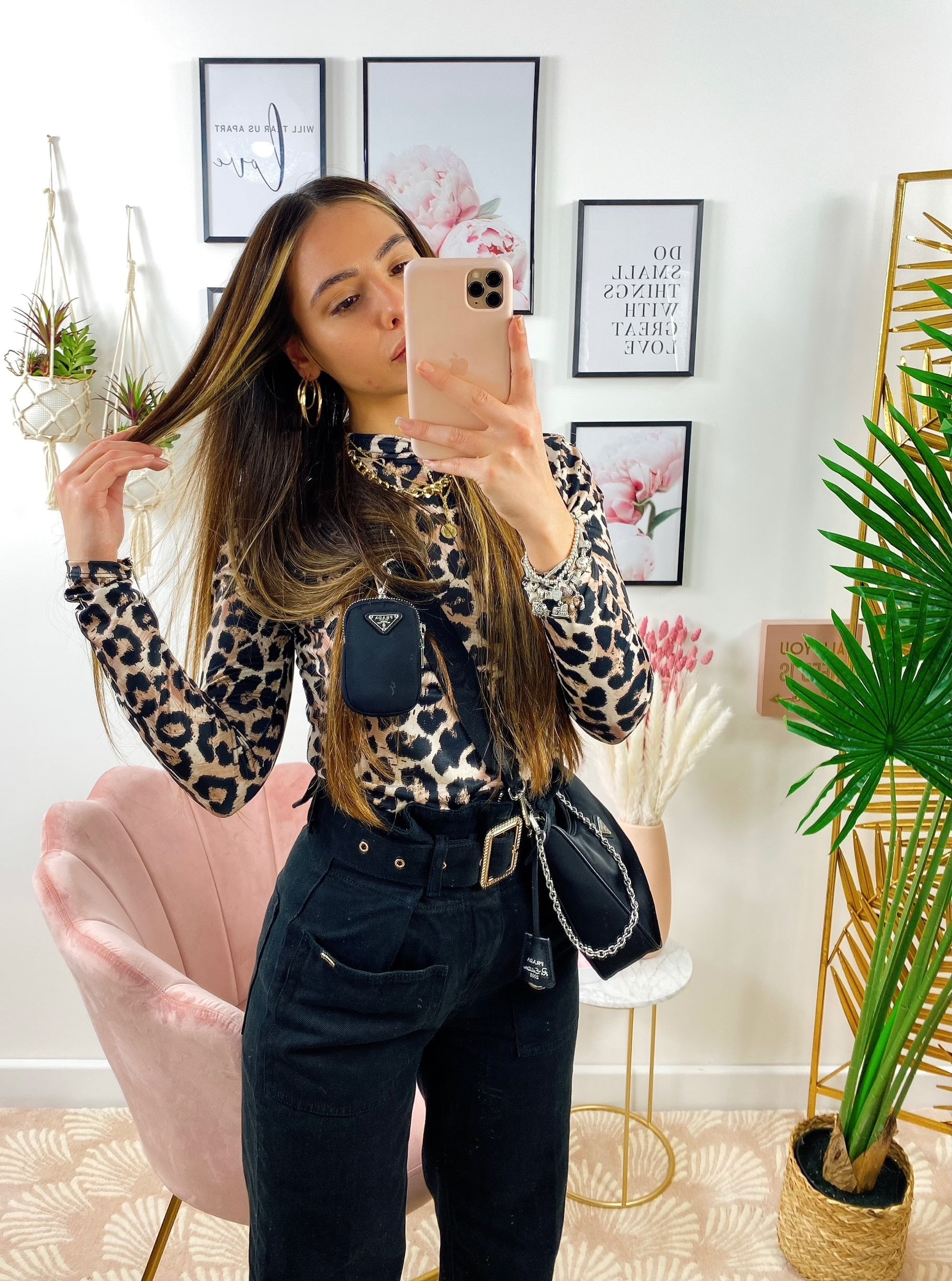 Jeans boyfriend nero con cintura compresa