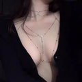 Collana collo con più catenine