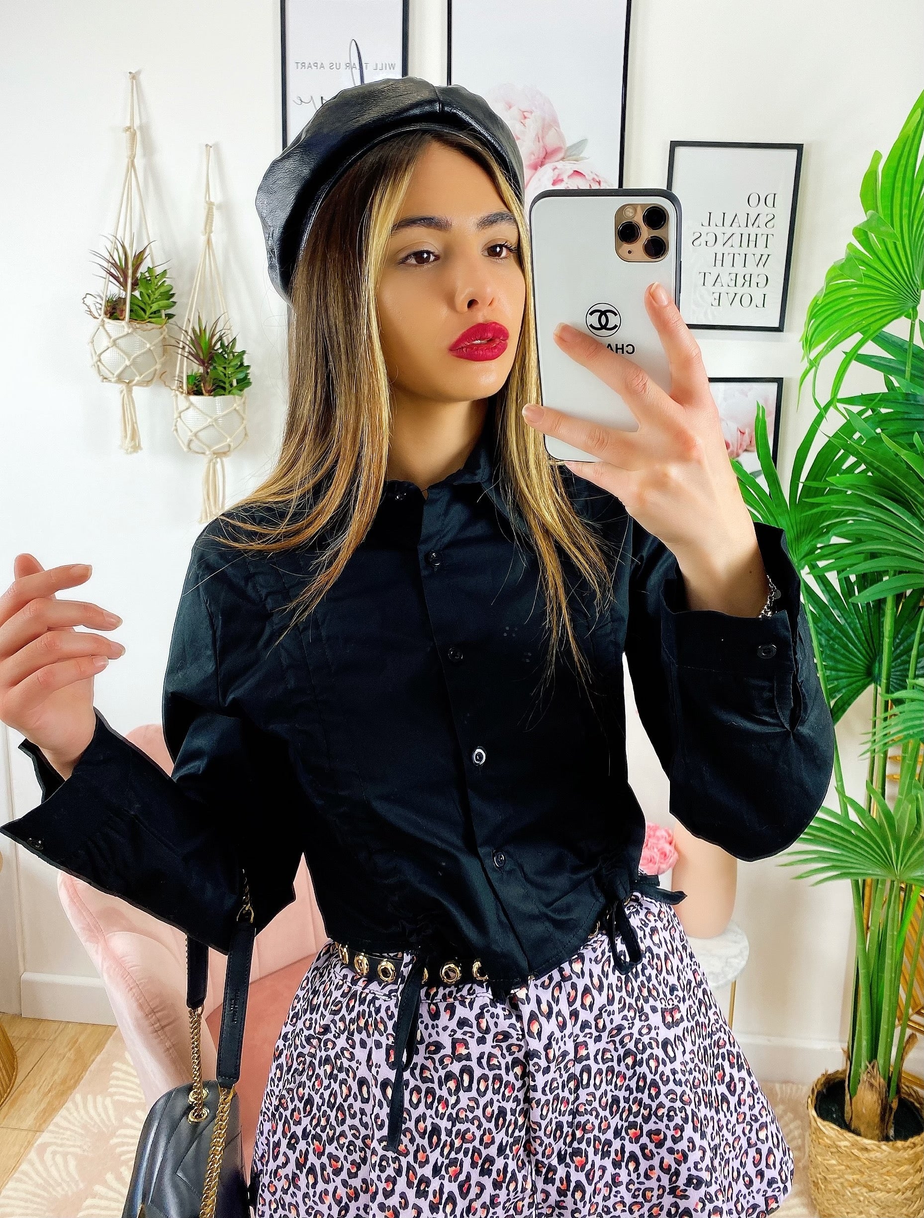 Short maculato lilla
