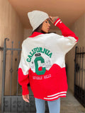Maglione California rosso