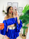 Completo due pezzi Blu