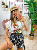 T-Shirt color e merletto