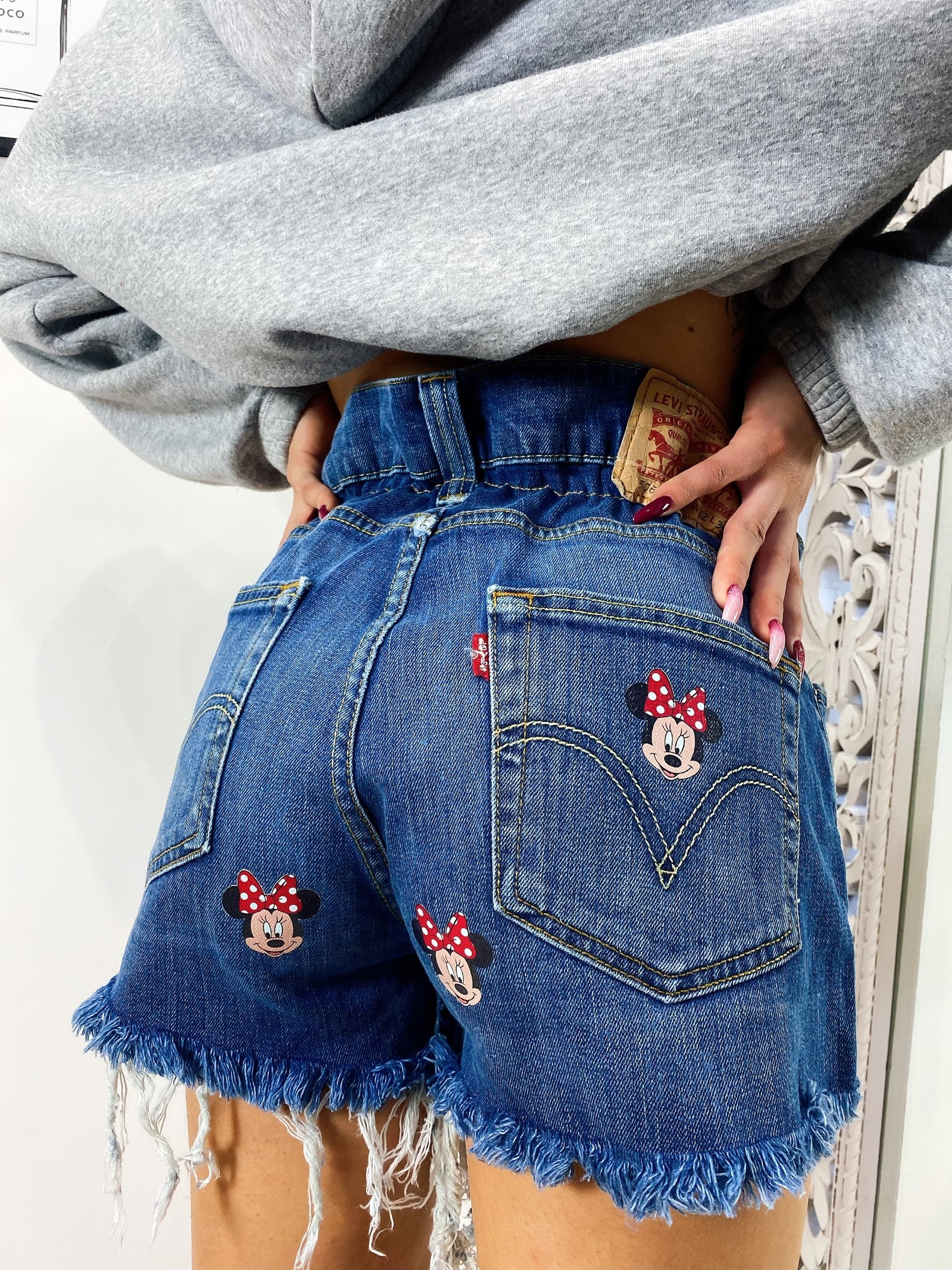 Short Levi’s Vintage bagno scuro con stampe
