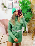 Cappello verde con C