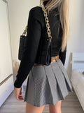 Dolce vita nero in lana lungo