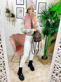 Bomber in ecopelle smanicato Rosa