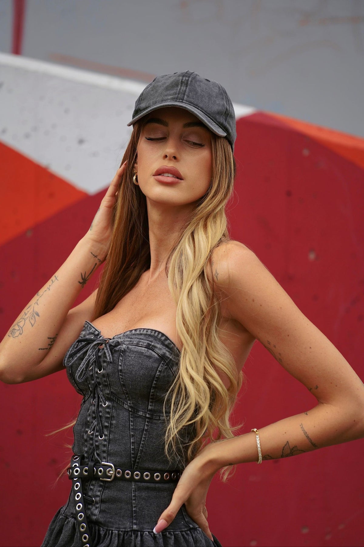 Cappello in jeans