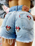 Short Levi’s Vintage con stampa topolina chiaro