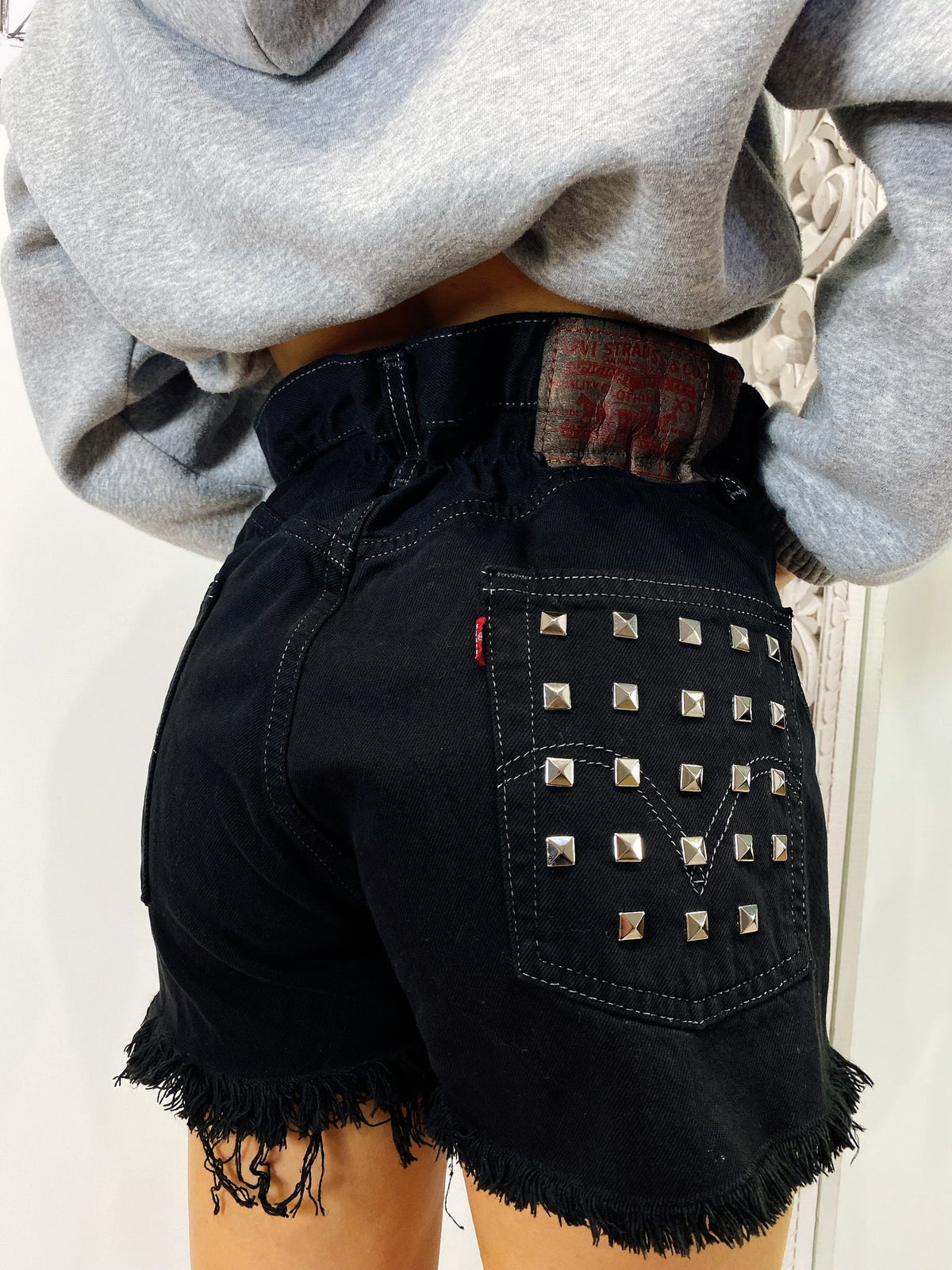 Short Levi’s Vintage con Borchie Nero