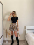 Top Nero con lacci
