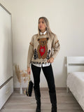 Maglione Teddy Soft Camel