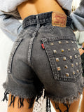 Short Levi’s Vintage Nero con Borchie