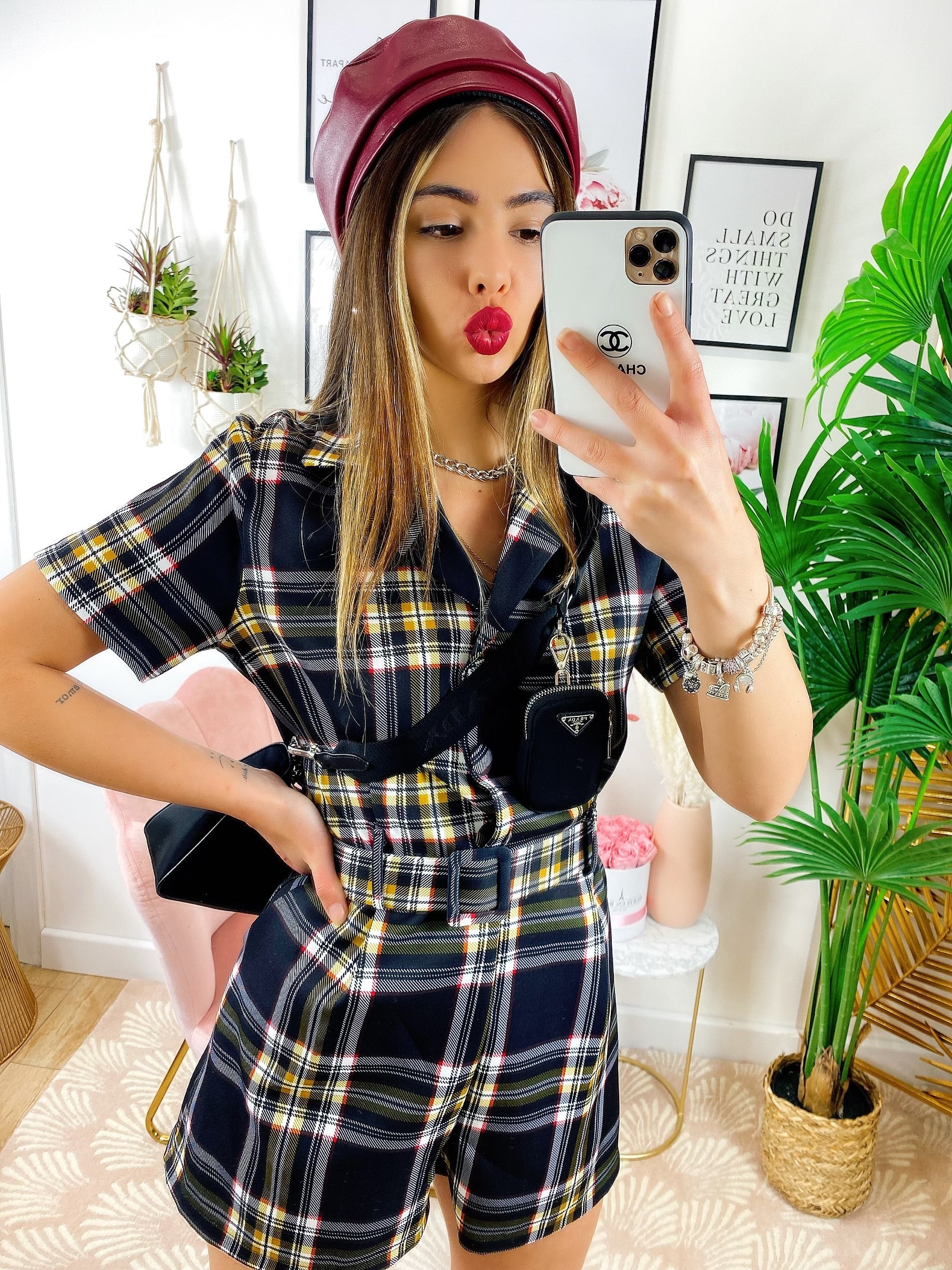 Tutina Check Nera