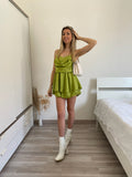 Tutina in raso lime
