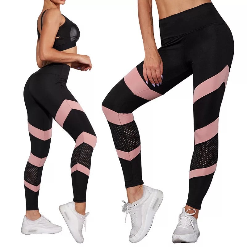Leggins Fitness Black pink