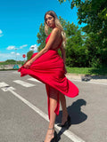 Dress Red Carpet con due spacchi