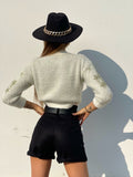 Short nero in panno con cintura
