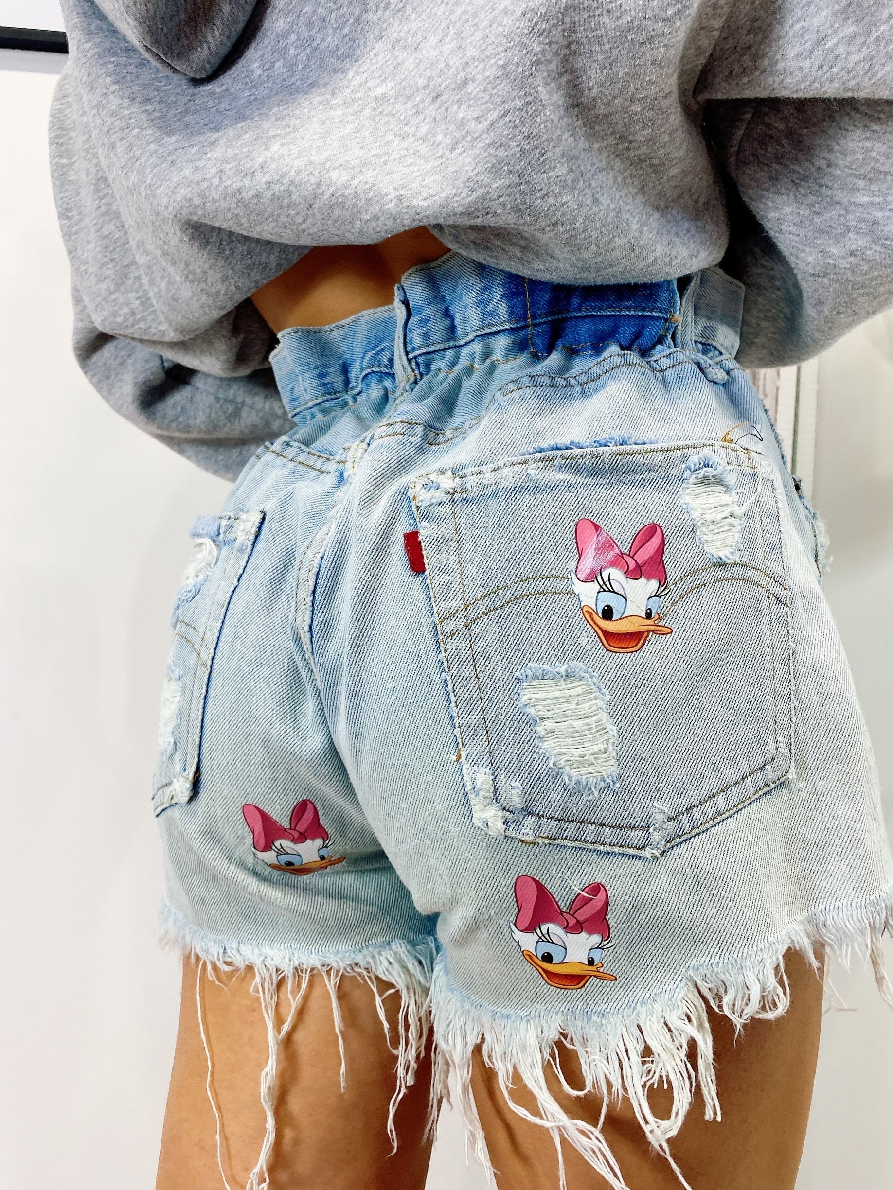 Short Levi’s Vintage con stampa Paperina bagno chiaro