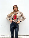 Maglione Teddy Soft Camel