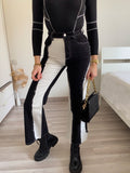Jeans bianco nero