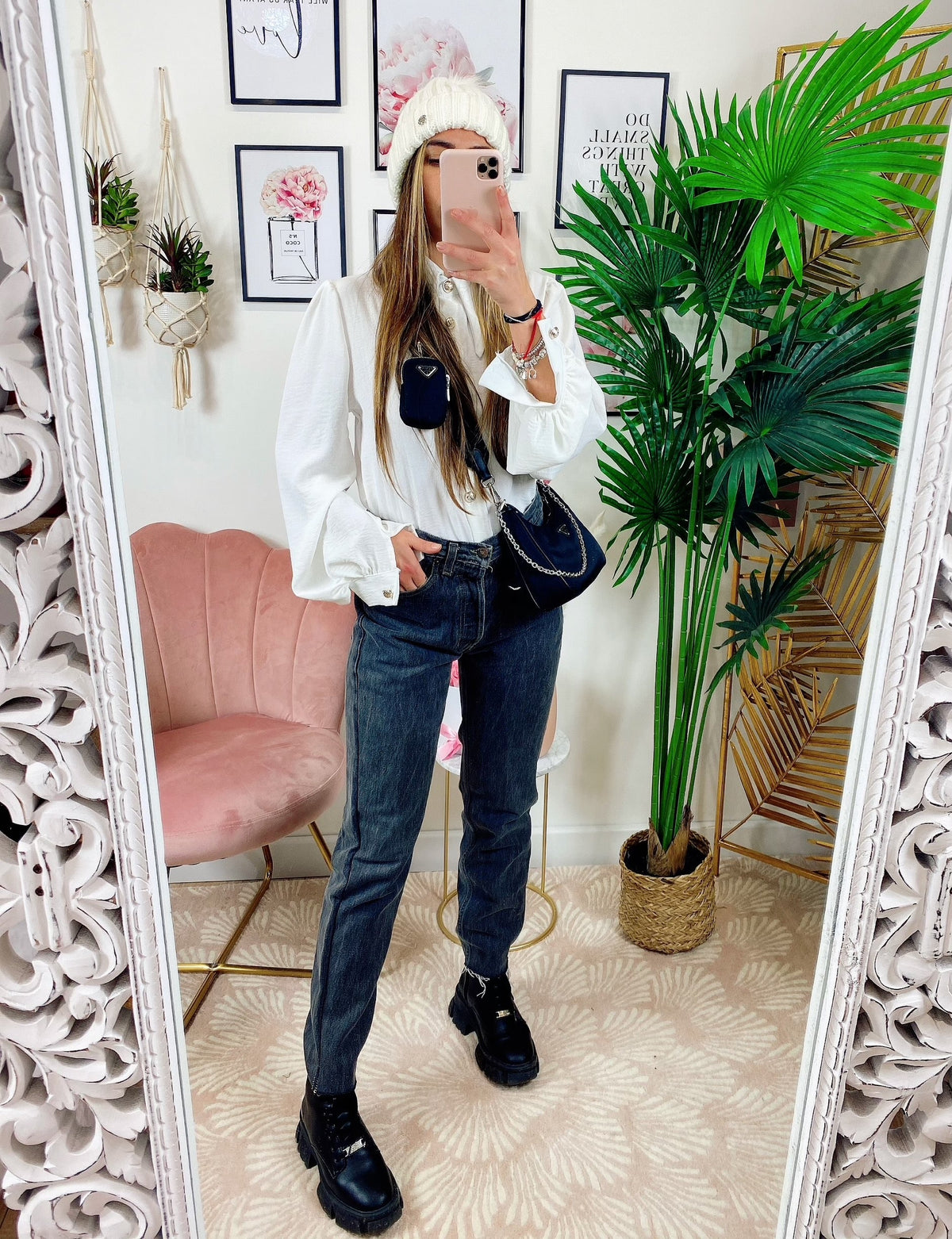 Jeans Levi’s Vintage a caramella grigio chiaro