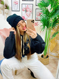 Tuta a jeans bicolor