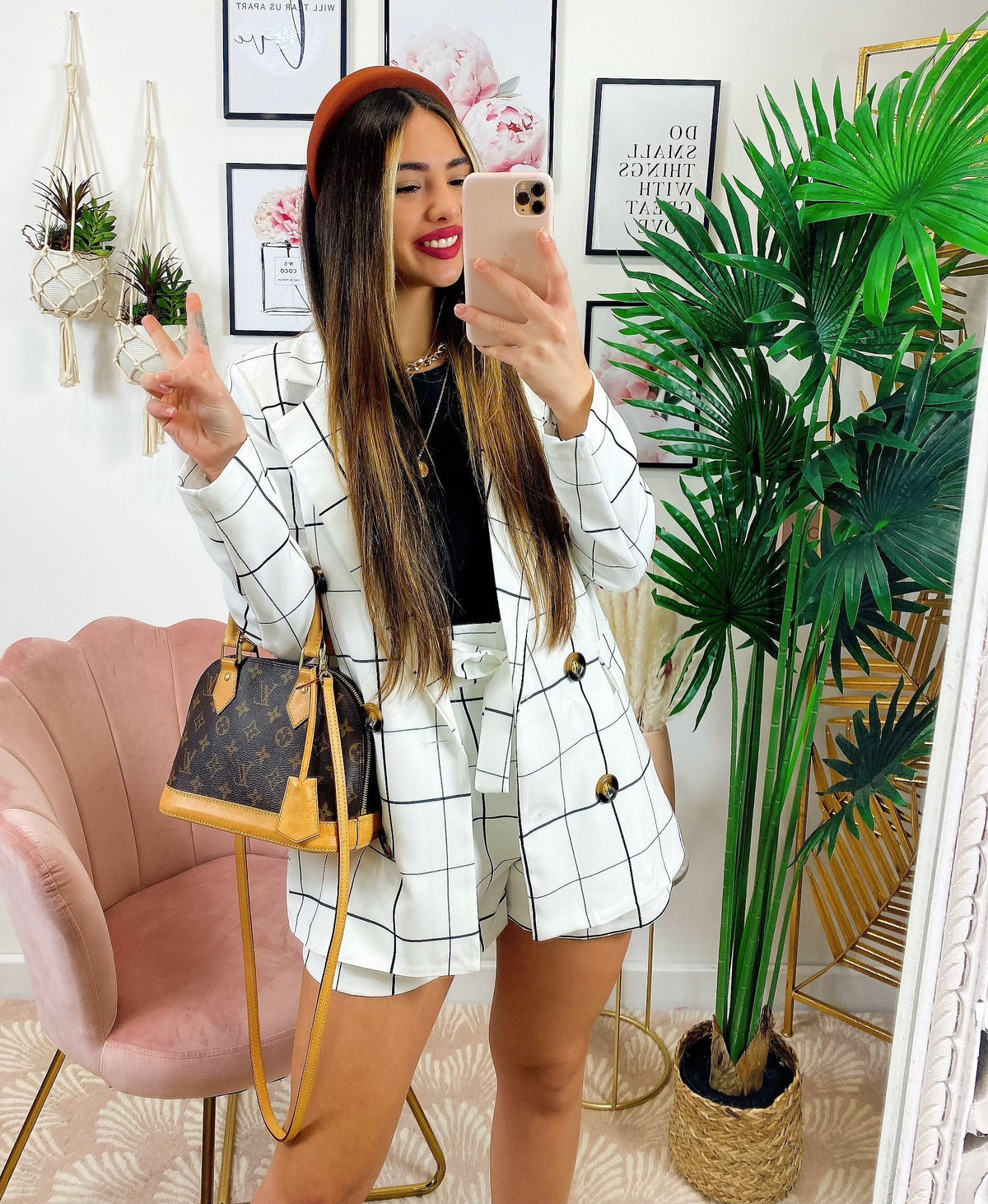 Completo Giacca e Short Bianco