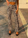 Completo animalier top e pantalone