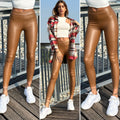 Leggins eco pelle choco