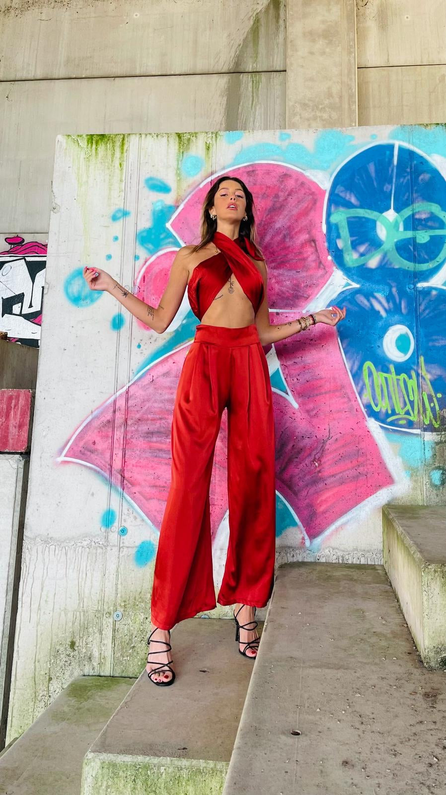 Completo influencer Pantalone e Top