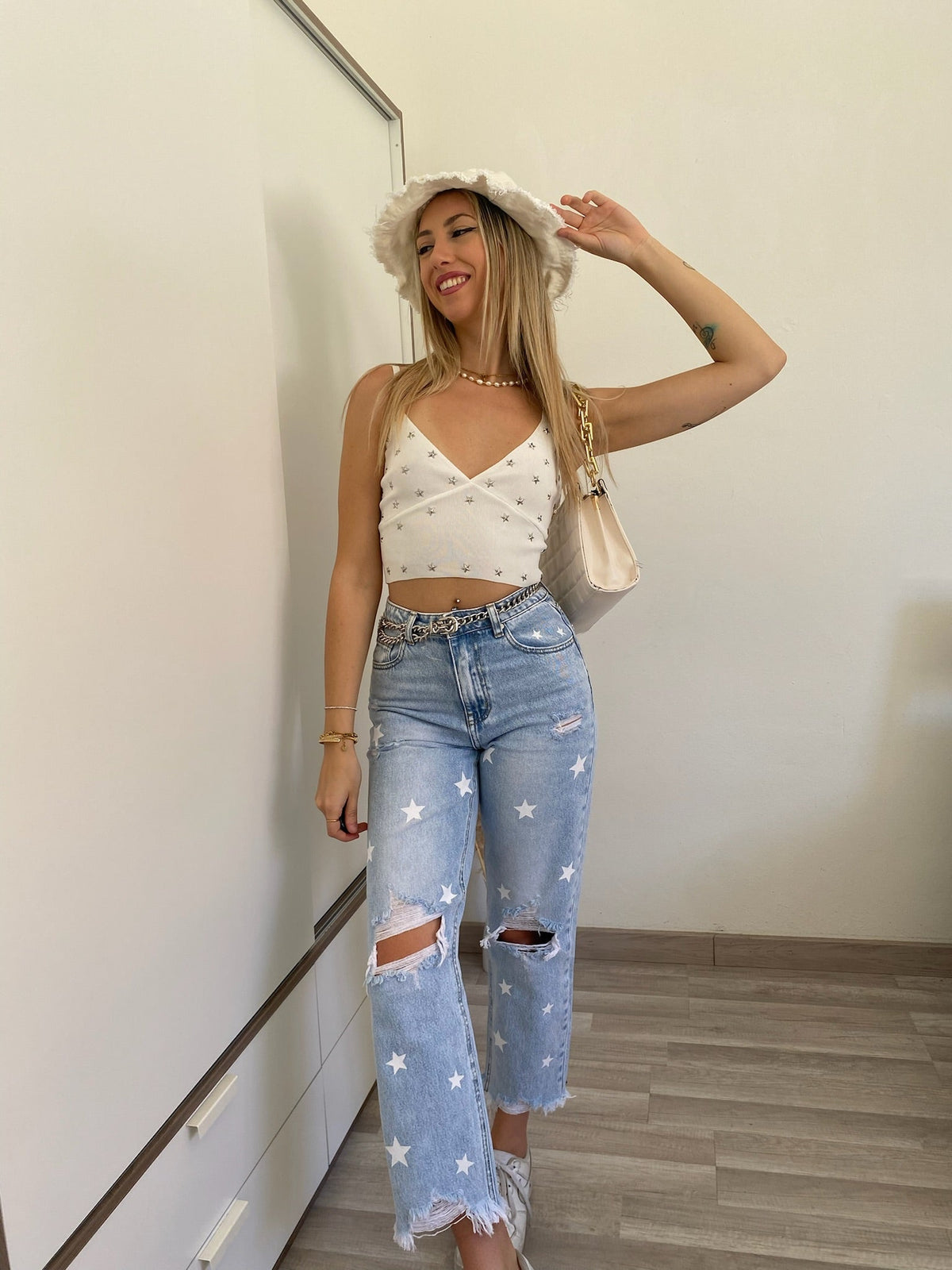 Jeans con stelle